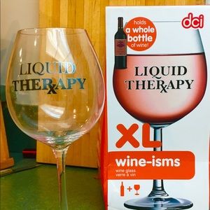 Liquid Therapy Wine Glass Very classy & deceiving